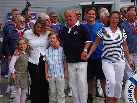 Die Familie Keser: Gerhard Keser und seine Frau Petra, Mike und Conny