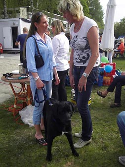 Diana Keser mit Hund